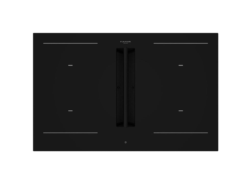 Fulgor FHH 800 ID TC BK Aria+ Piano cottura a induzione con cappa integrata cm. 80 - vetroceramica nero