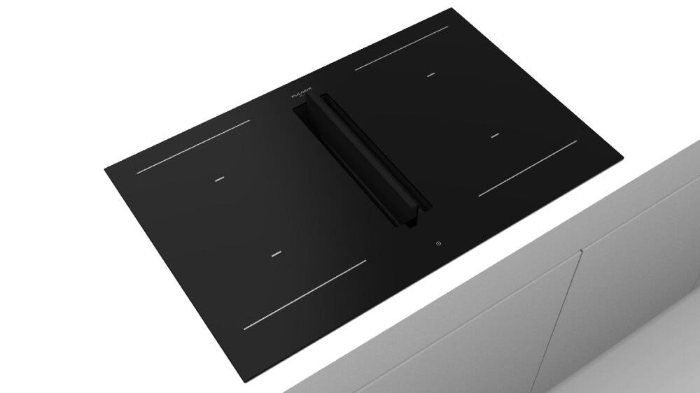 Fulgor FHH 800 ID TC BK Aria+ Piano cottura a induzione con cappa integrata cm. 80 - vetroceramica nero