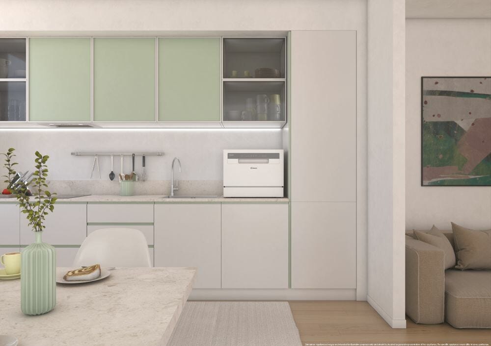 Candy CP 6E51LW Lavastoviglie a libera installazione cm. 55 - 6 coperti - bianco