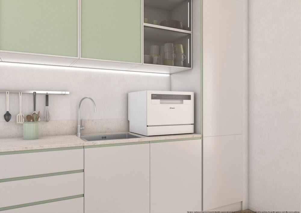 Candy CP 6E51LW Lavastoviglie a libera installazione cm. 55 - 6 coperti - bianco