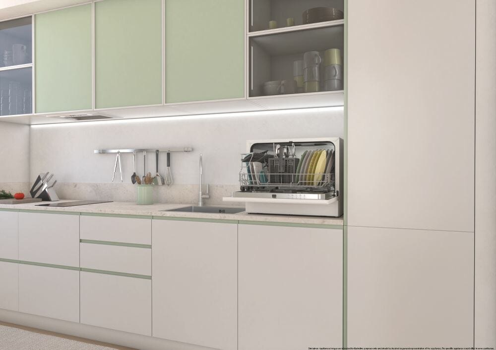 Candy CP 6E51LW Lavastoviglie a libera installazione cm. 55 - 6 coperti - bianco