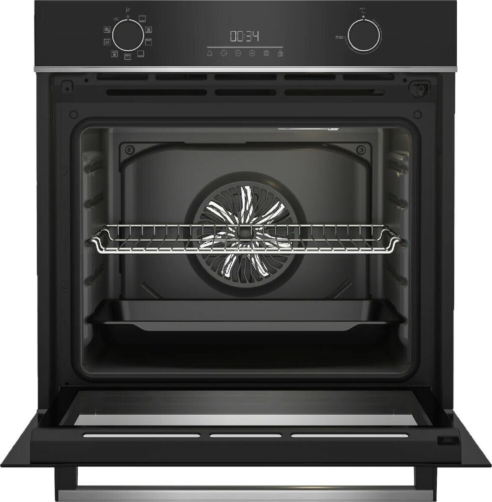 Beko BBIE13301XMP Forno elettrico pirolitico cm. 60 - vetro nero