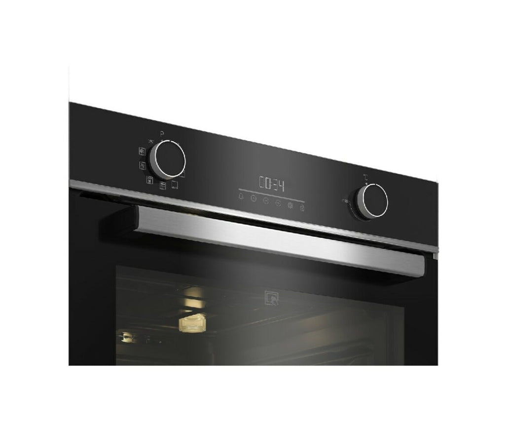 Beko BBIE13301XMP Forno elettrico pirolitico cm. 60 - vetro nero