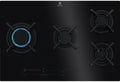 Electrolux KGV8473IK Serie 900 Piano cottura a gas cm. 80 - vetroceramica nero