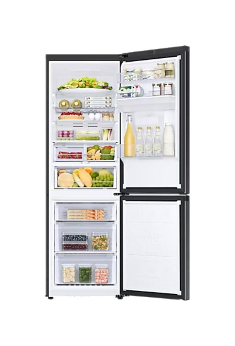 Samsung RB34C635EBNEF SpaceMax Frigorifero con congelatore a libera installazione cm. 60 h. 186 - lt. 341 - nero