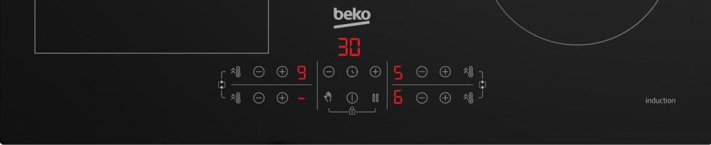 Beko HII64203FMT Piano cottura a induzione cm. 60 - vetro nero