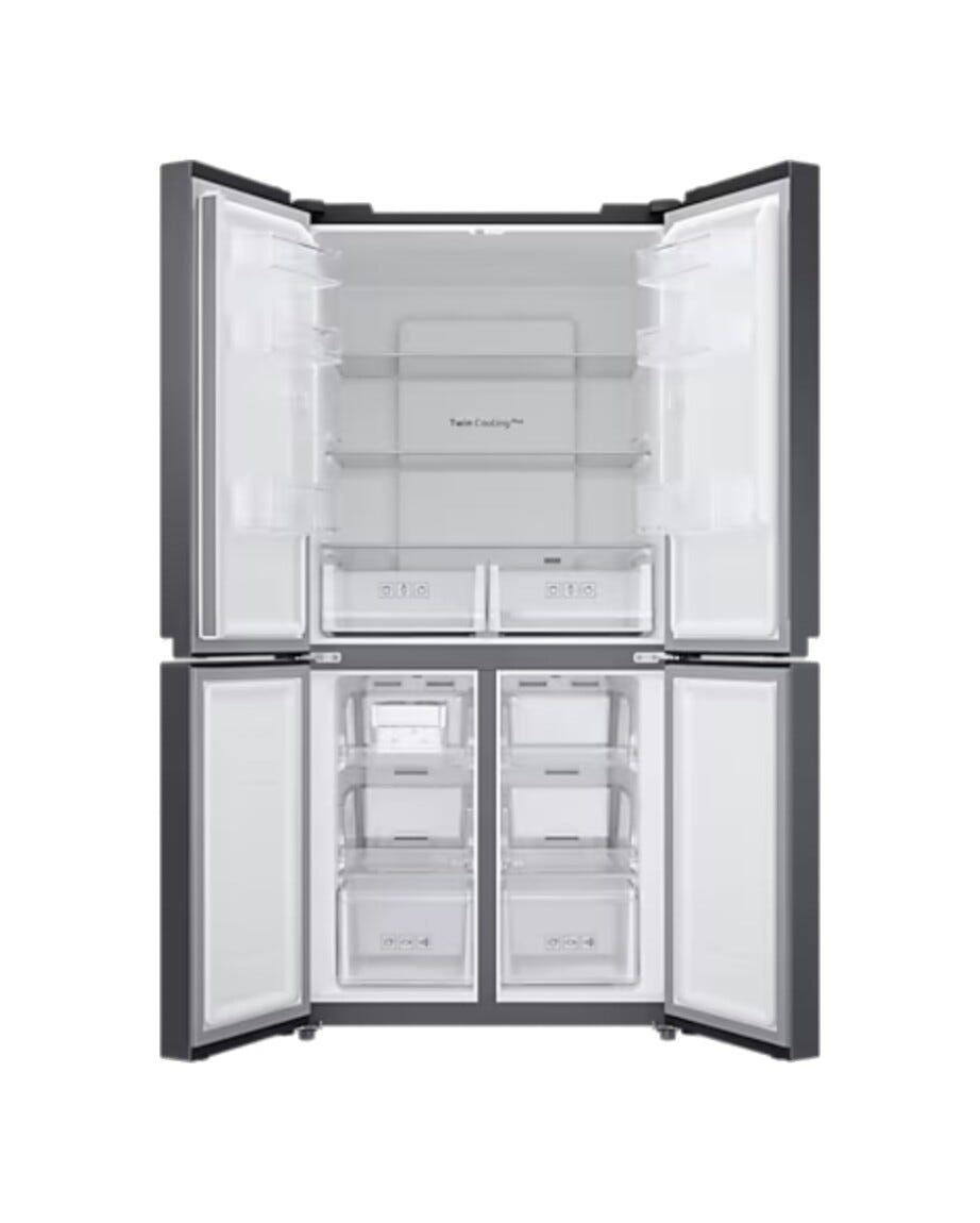 Samsung RF48A400EB4/EO Twin Cooling Plus Frigorifero con congelatore 4 porte - cm. 83 h 179 - lt. 488 - antracite