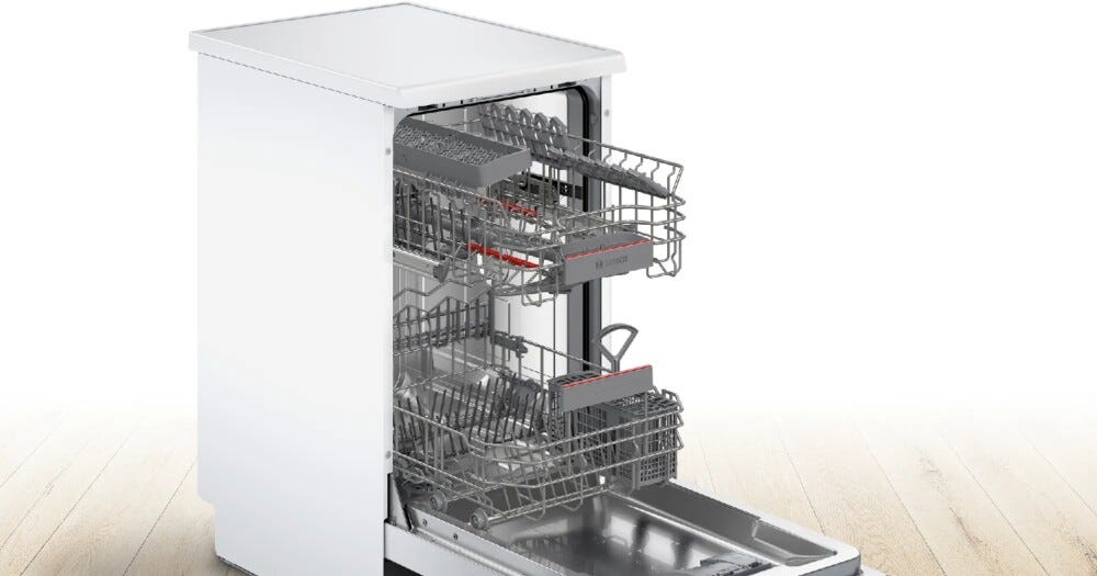 Bosch SPS4EKI24E Serie 4 Lavastoviglie a libera installazione cm. 45 - 10 coperti - inox