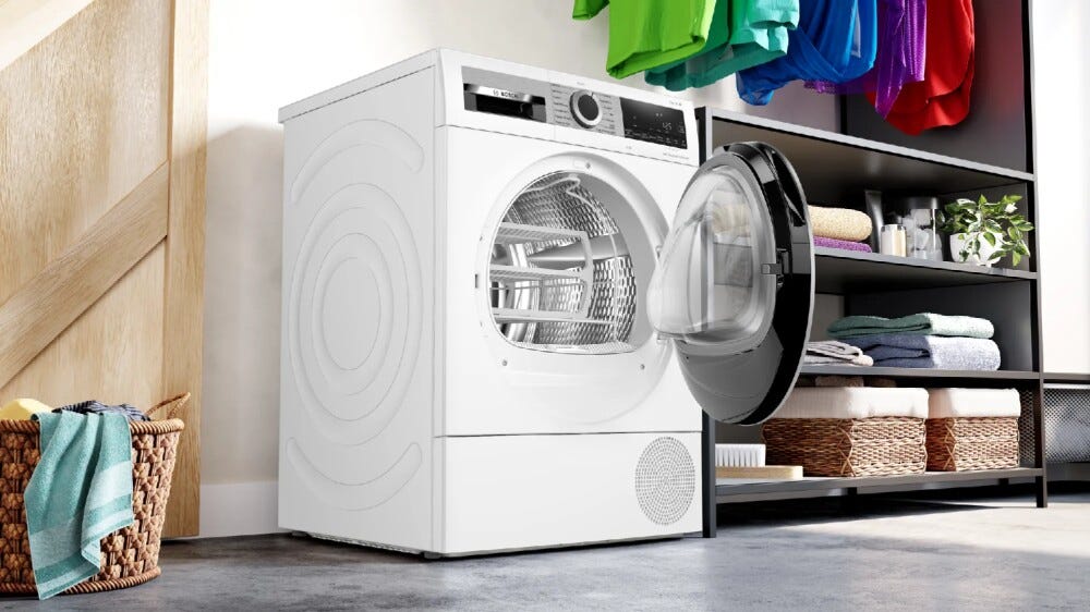 Bosch WQG245D0IT Serie 6 Asciugatrice cm. 60 - capacità 9 kg - bianco