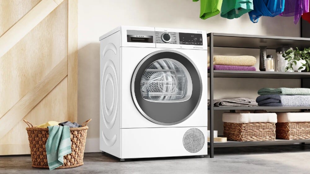 Bosch WQG245D0IT Serie 6 Asciugatrice cm. 60 - capacità 9 kg - bianco