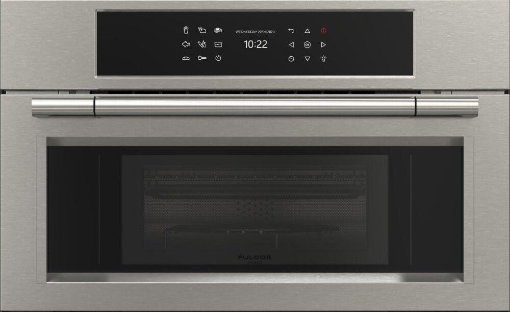 Fulgor FPCMO 300 TEM X SOFIA PROFESSIONAL Forno microonde combinato da incasso cm. 75 h. 47 - inox