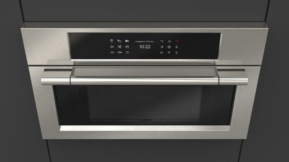 Fulgor FPCMO 300 TEM X SOFIA PROFESSIONAL Forno microonde combinato da incasso cm. 75 h. 47 - inox