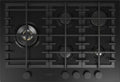 Fulgor FPH 755 G WK BKG Gas On Glass Piano cottura a gas cm. 76 - vetro nero