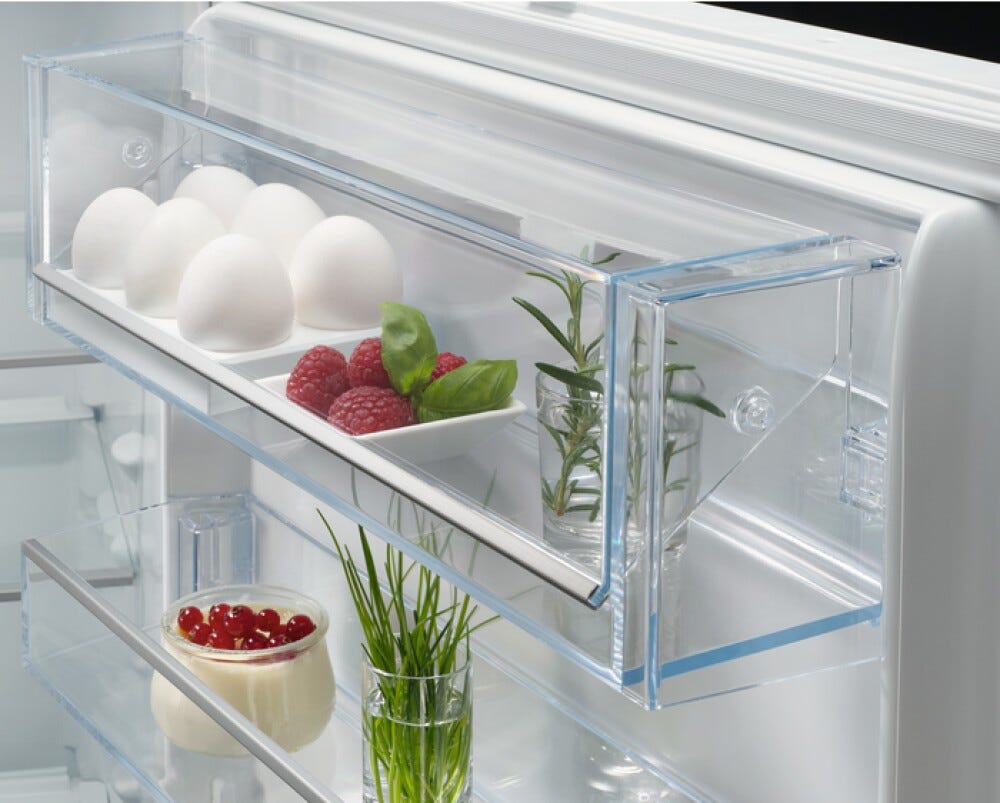 AEG NSC7P751ES 7000 Frigorifero con congelatore da incasso TwinTech Total No Frost, GreenZone+, 376 L, Classe E
