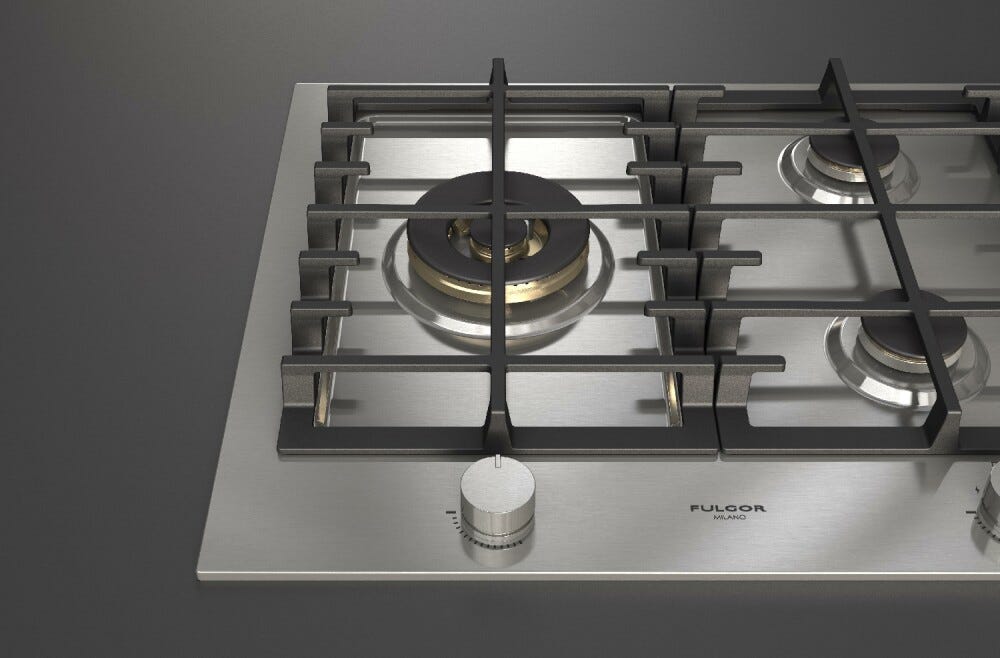 Fulgor FPH 905 G WK X Piano cottura a gas cm. 90 - inox