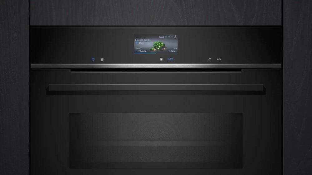 Siemens HM736G1B1 Iq700 Forno combinato microonde cm. 60 - nero