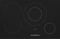 Fulgor FSH 804 ID WT MBK Piano cottura a induzione cm. 80 - vetroceramica nero