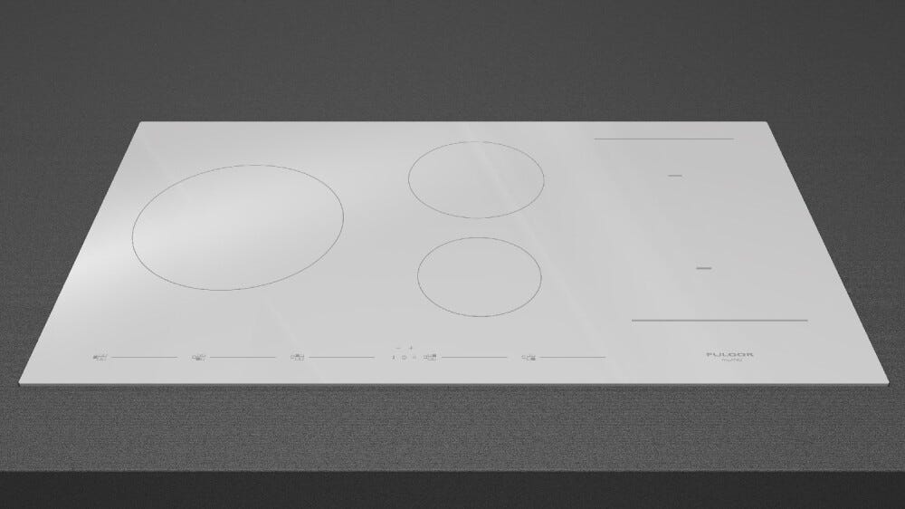 Fulgor FSH 905 ID TS WH 1 EVO 5 Piano cottura a induzione cm. 90 - vetroceramica bianco