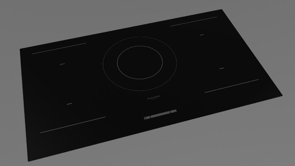 Fulgor FSH 905 ID WT MBK Piano cottura a induzione cm. 90 - vetroceramica nero opaco