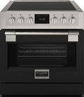Fulgor FSRC 3004 P MI MK 2F MBK SOFIA PROFESSIONAL Cucina da accosto 76 x 69 - 4 zone cottura induzione + 1 forno pirolitico - nero opaco