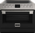 Fulgor FSRC 3605 P MI MK 2F MBK Sofia Professional Cucina da accosto 91 x 69 - 5 zone cottura induzione + 1 forno pirolitico - nero opaco