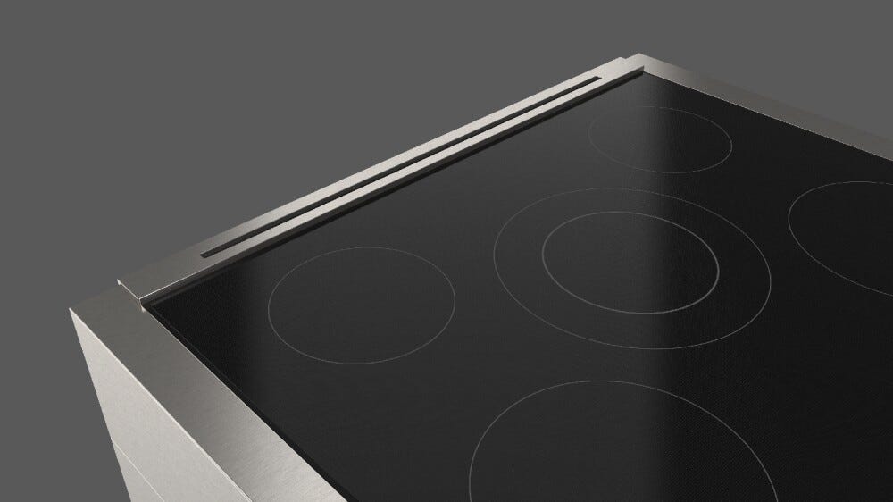 Fulgor FSRC 3605 P MI MK 2F X Sofia Professional Cucina da accosto 91 x 95 - 5 zone cottura induzione + 1 forno pirolitico - inox
