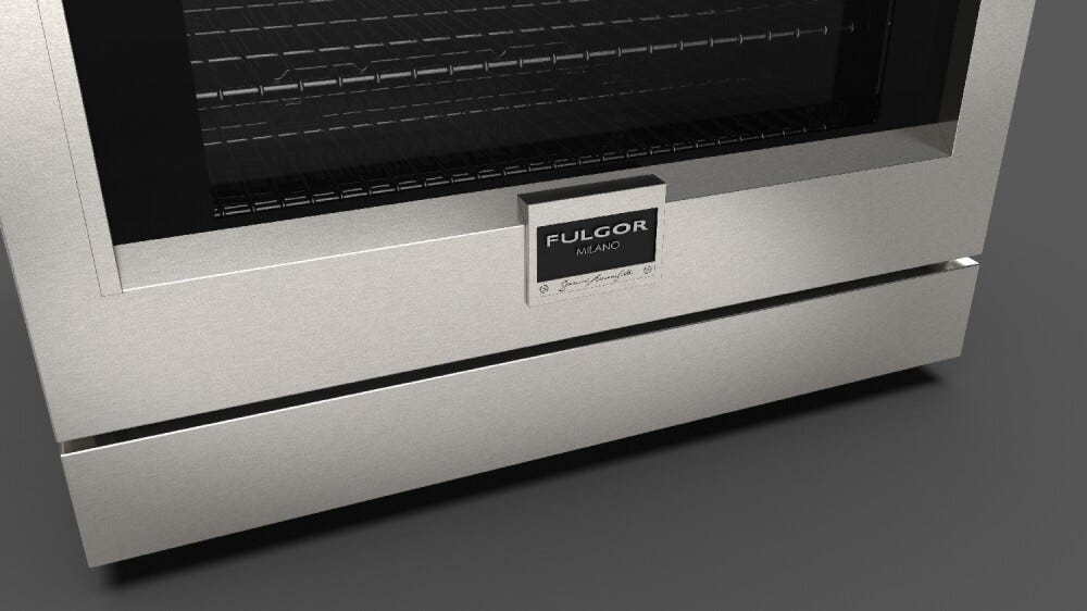 Fulgor FSRC 3605 P MI MK 2F X Sofia Professional Cucina da accosto 91 x 95 - 5 zone cottura induzione + 1 forno pirolitico - inox