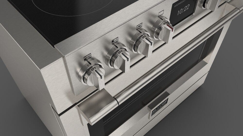Fulgor FSRC 3605 P MI MK 2F X Sofia Professional Cucina da accosto 91 x 95 - 5 zone cottura induzione + 1 forno pirolitico - inox