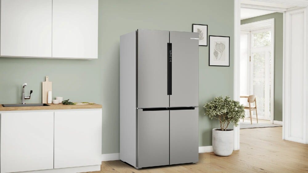 Bosch KFN96APEA Serie 6 Frigorifero con congelatore side by side - cm. 91 h 183 - lt. 605 - inox