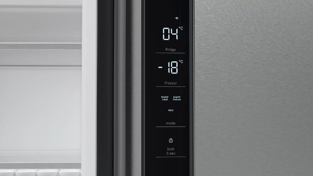 Bosch KFN96APEA Serie 6 Frigorifero con congelatore side by side - cm. 91 h 183 - lt. 605 - inox
