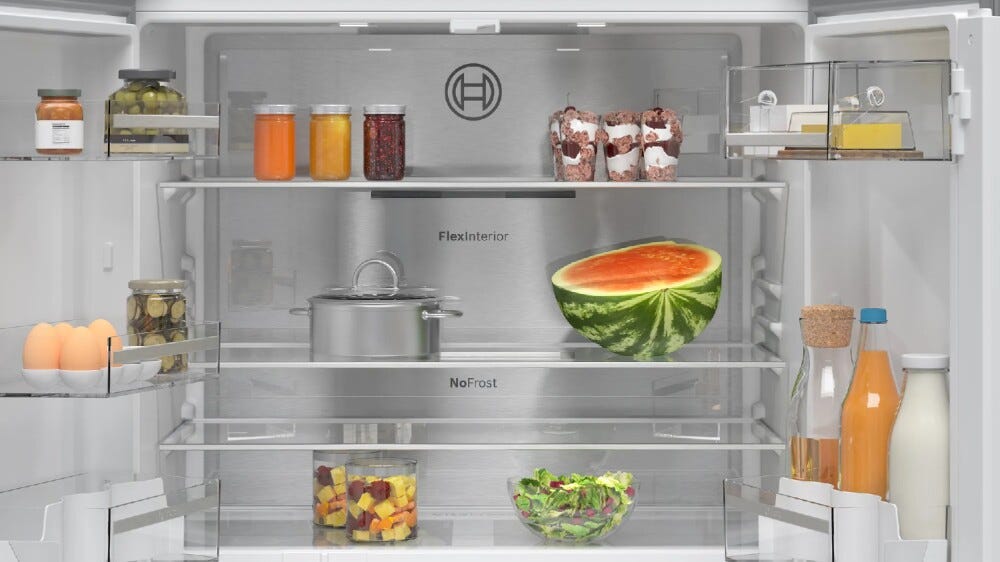 Bosch KFN96APEA Serie 6 Frigorifero con congelatore side by side - cm. 91 h 183 - lt. 605 - inox