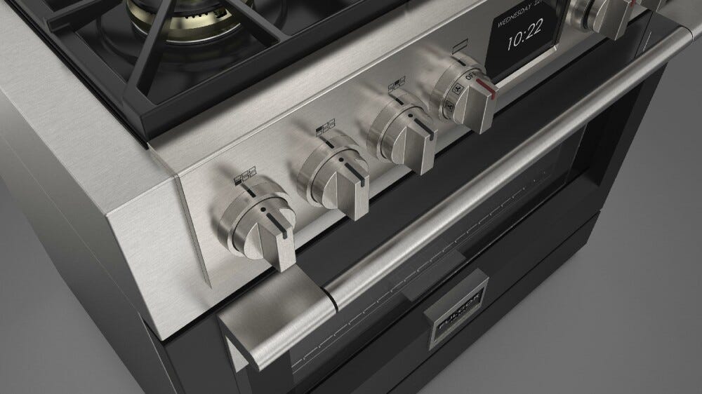 Fulgor FSRC 3606 P MG MK 2F MBK Sofia Professional Cucina da accosto cm. 91 x 69 - 6 fuochi a gas + 1 forno elettrico - nero opaco