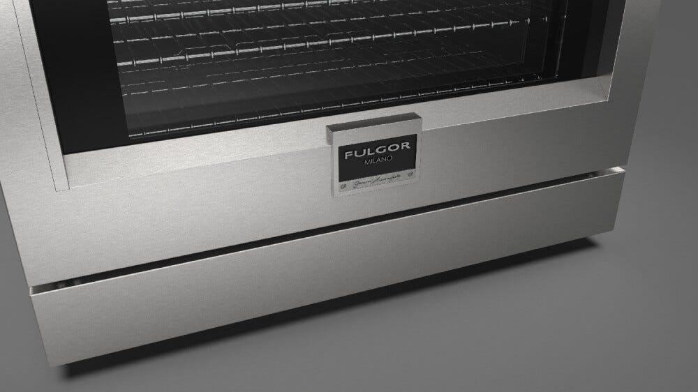 Fulgor FSRC 3606 P MG MK 2F X Sofia Professional Cucina da accosto cm. 91 x 69 - 6 fuochi a gas + 1 forno elettrico - inox