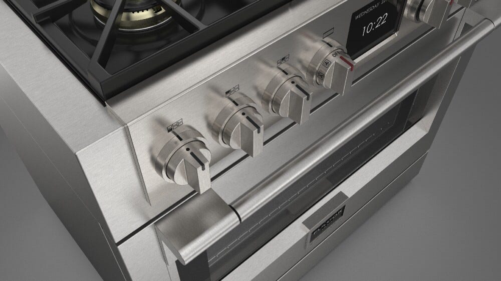 Fulgor FSRC 3606 P MG MK 2F X Sofia Professional Cucina da accosto cm. 91 x 69 - 6 fuochi a gas + 1 forno elettrico - inox