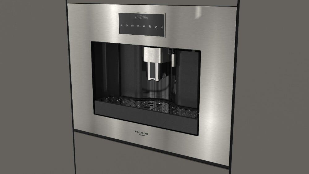 Fulgor FUCM 4500 TF IX Urbantech Macchina da caffè da incasso cm. 59 h. 45 - inox