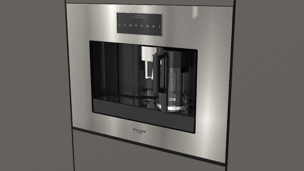 Fulgor FUCM 4500 TF IX Urbantech Macchina da caffè da incasso cm. 59 h. 45 - inox