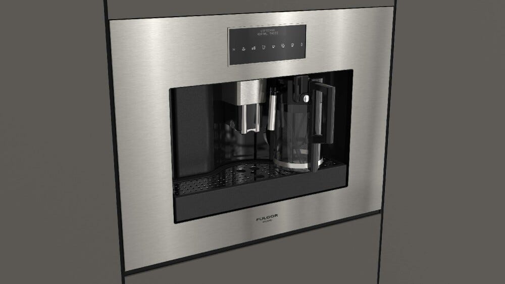 Fulgor FUCM 4500 TF IX Urbantech Macchina da caffè da incasso cm. 59 h. 45 - inox