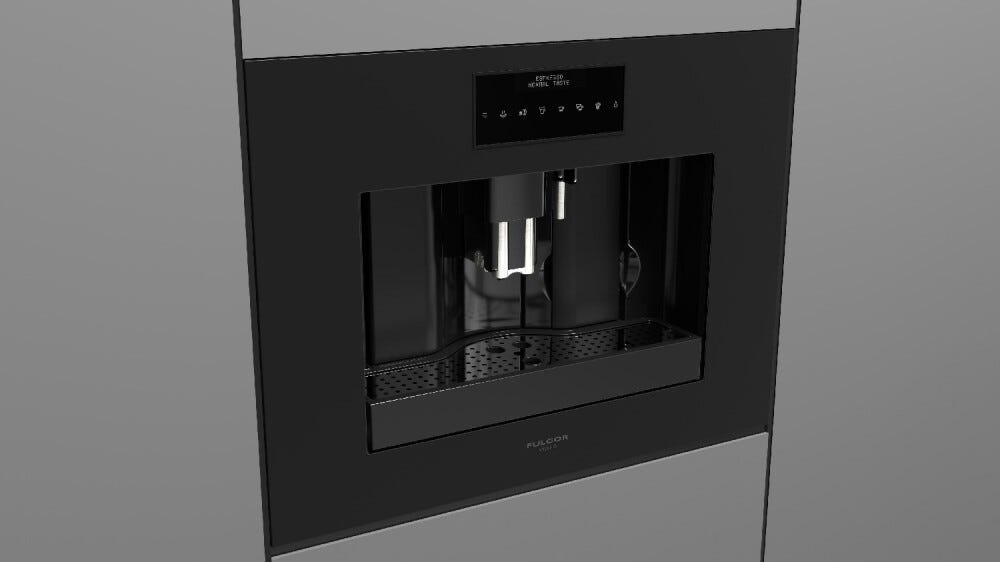 Fulgor FUCM 4500 TF MBK Urbantech Macchina da caffè da incasso cm. 59 h. 45 - nero opaco