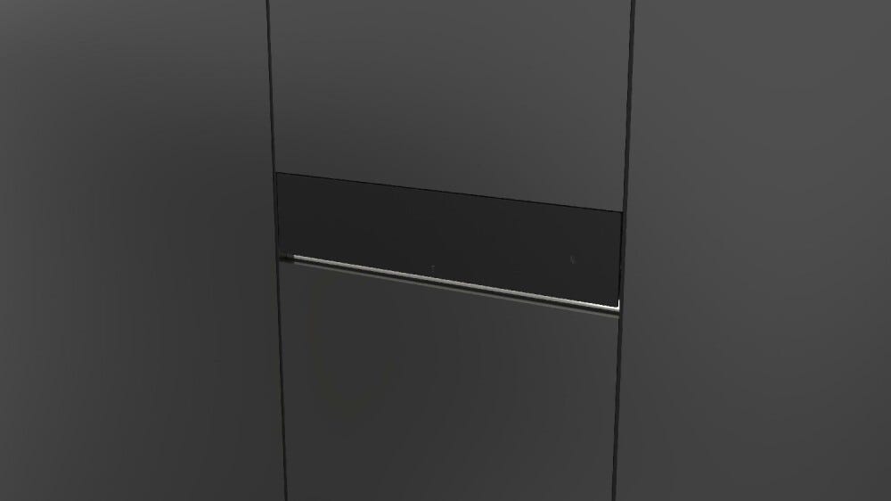 Fulgor FUD 150 MBK Urbantech Cassetto portaoggetti cm. 59 h. 14 - nero opaco