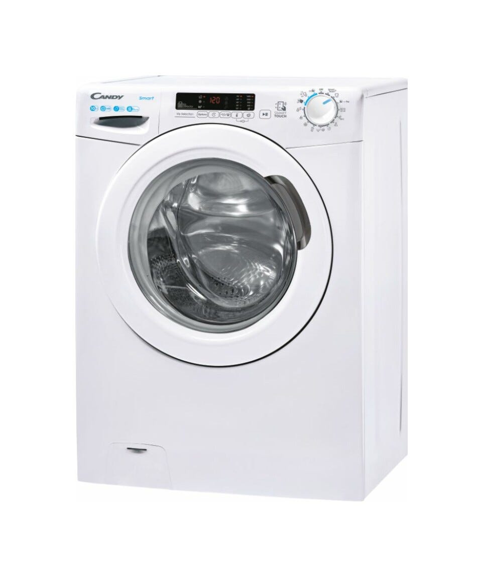Candy CS 14102DW4/1-S Smart Lavatrice 60 cm. - capacità 10 kg - bianco