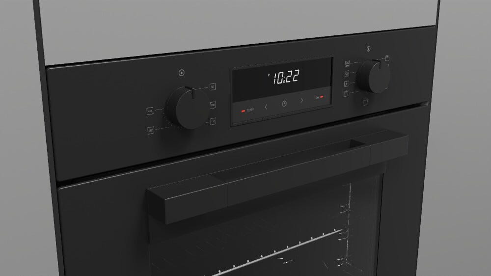 Fulgor FUO 6009 MT MBK Urbantech Forno elettrico multifunzione cm. 60 - nero opaco