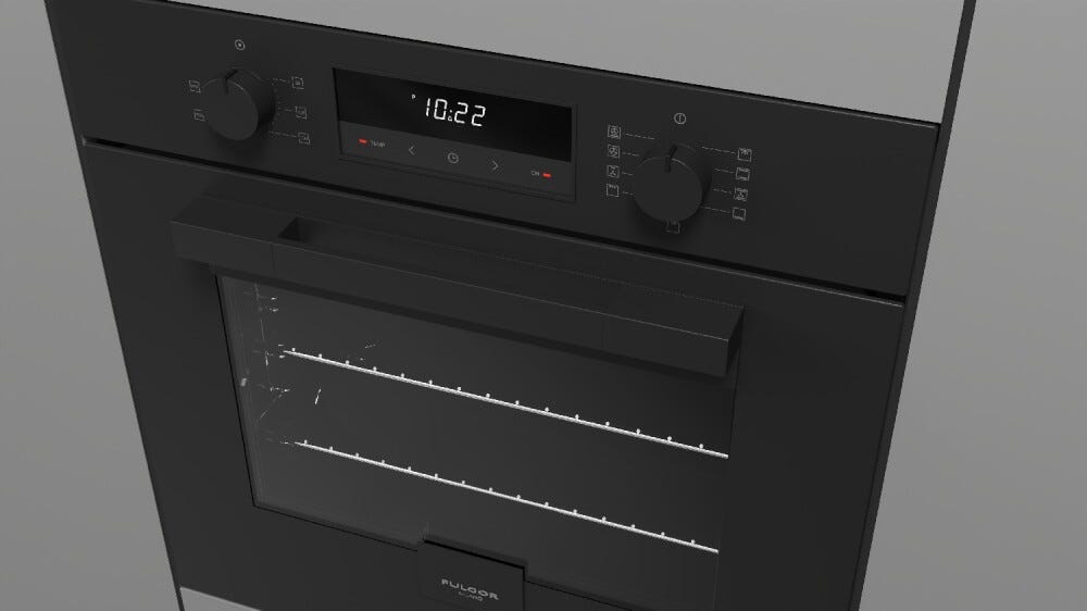 Fulgor FUO 6009 MT MBK Urbantech Forno elettrico multifunzione cm. 60 - nero opaco