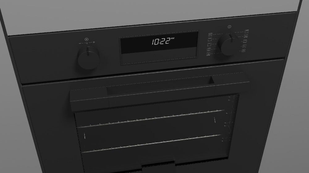 Fulgor FUO 6011 P MT MBK Urbantech Forno elettrico pirolitico cm. 60 - nero opaco