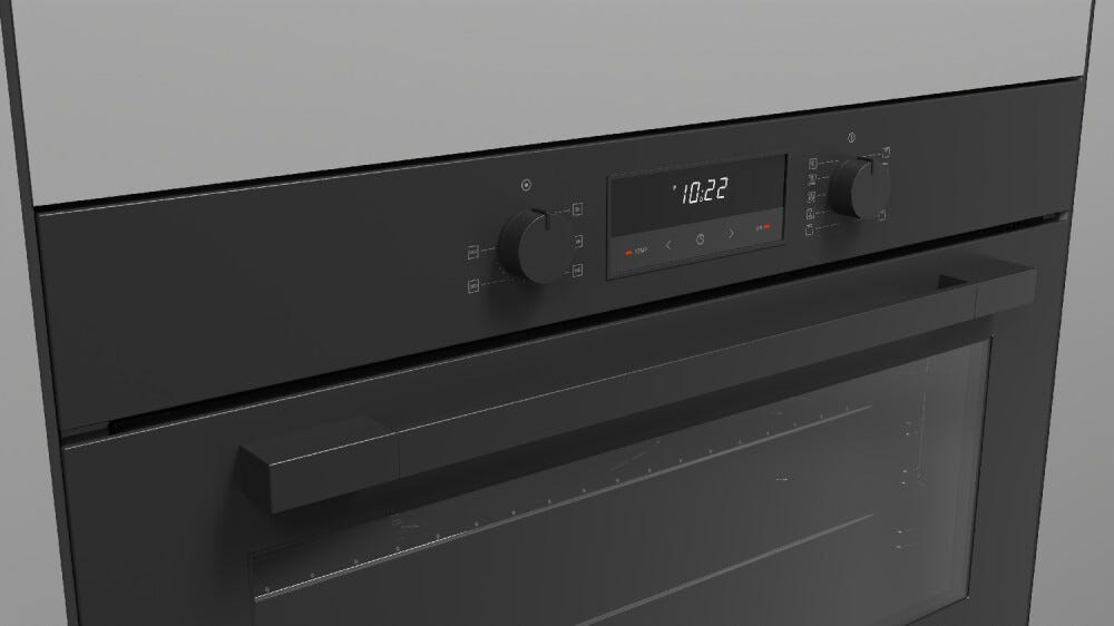 Fulgor FUO 9609 MT MBK Urbantech Forno elettrico multifunzione XXL cm. 90 - nero opaco