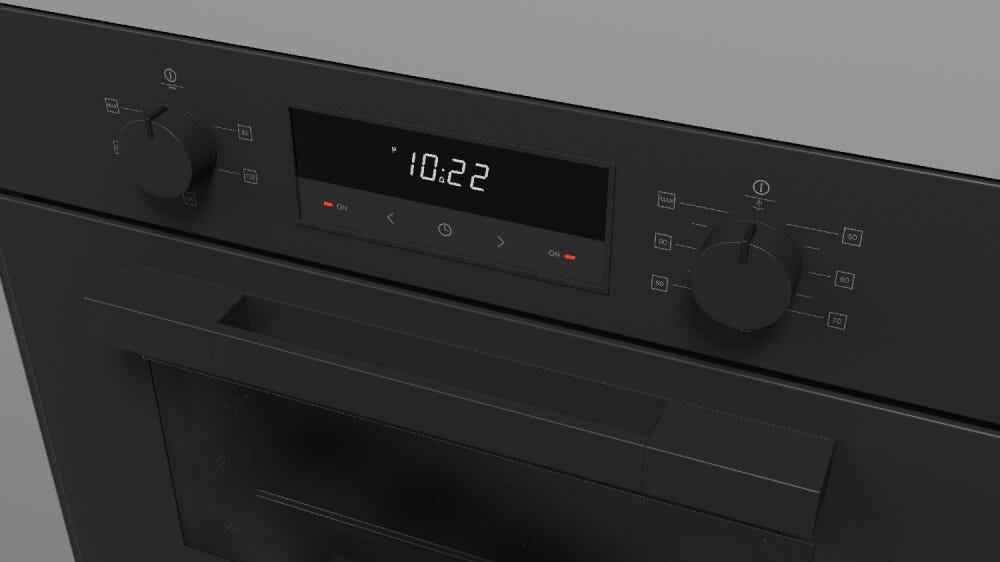 Fulgor FUSO 4505 MT MBK Urbantech Forno a vapore cm. 60 h. 45 - nero opaco