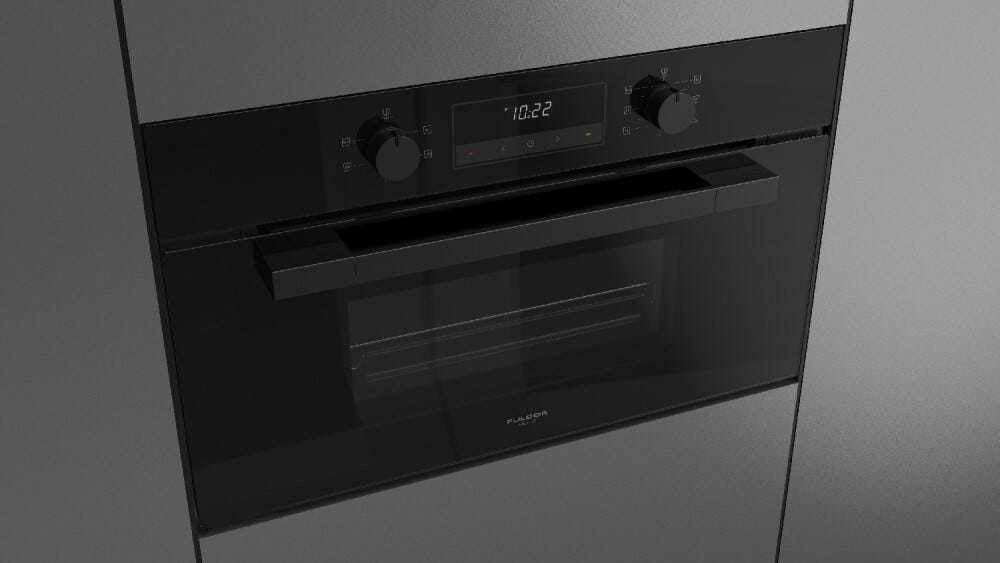 Fulgor FUSO 7505 MT GBK Urbantech Forno a vapore cm. 75 h. 45 - vetro nero