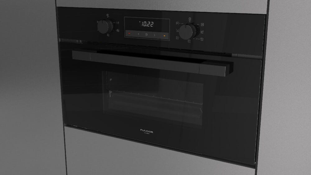 Fulgor FUSO 7505 MT GBK Urbantech Forno a vapore cm. 75 h. 45 - vetro nero