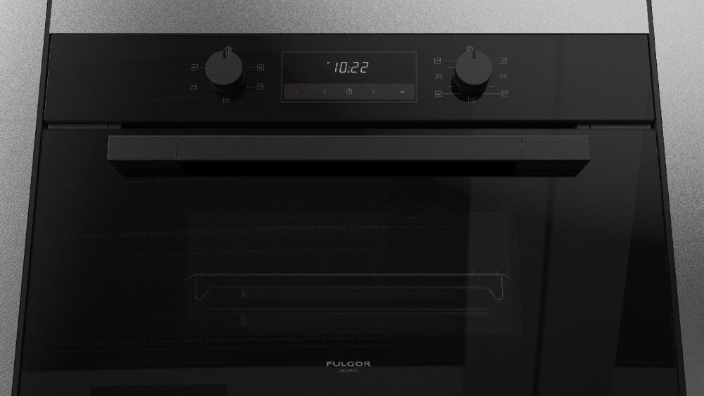 Fulgor FUSO 7505 MT GBK Urbantech Forno a vapore cm. 75 h. 45 - vetro nero