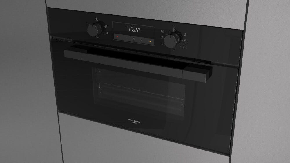 Fulgor FUSO 7505 MT GBK Urbantech Forno a vapore cm. 75 h. 45 - vetro nero