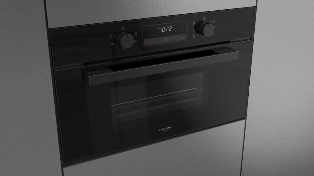 Fulgor FUSO 7505 MT GBK Urbantech Forno a vapore cm. 75 h. 45 - vetro nero